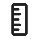 Ruler SVG Icon